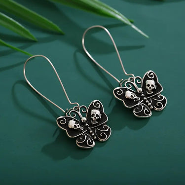 Gothic Butterfly Earrings